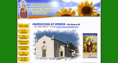 Desktop Screenshot of parrocchiavenera.it